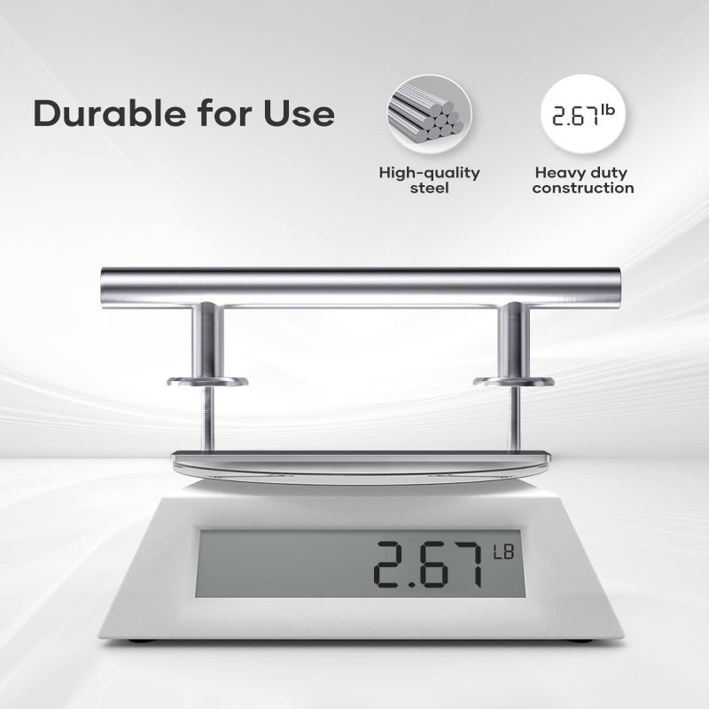 EaseLife 12" Stainless Steel Sliding Barn Door Handles and Pulls Flush Hardware Set, Double Sided, Brushed Finish, Easy Install, 2 Pack - Image 4